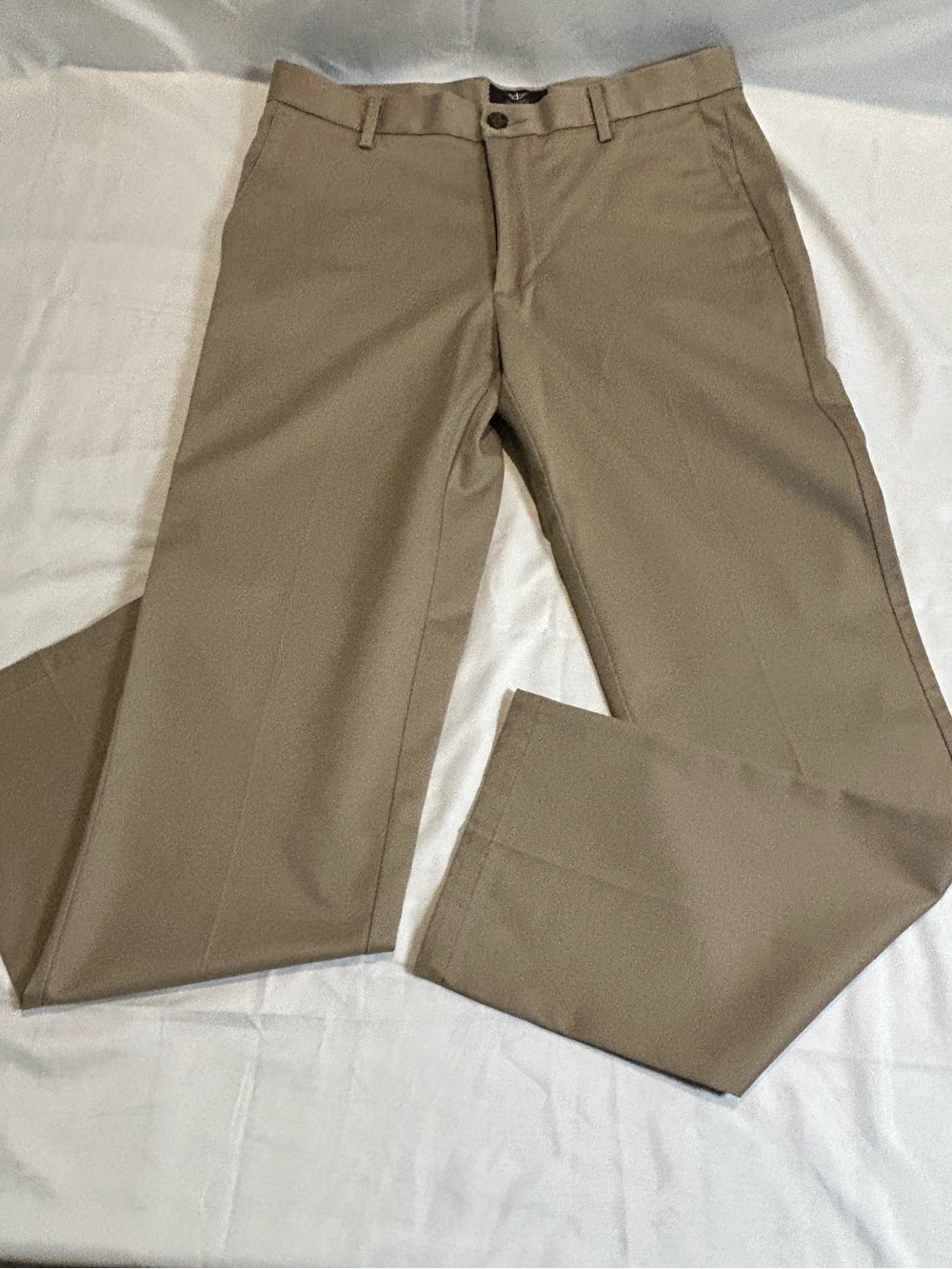 Dockers Signature Khaki D1 Slim Fit Men's Pants 32x32 Beige 100% Cotton Chino